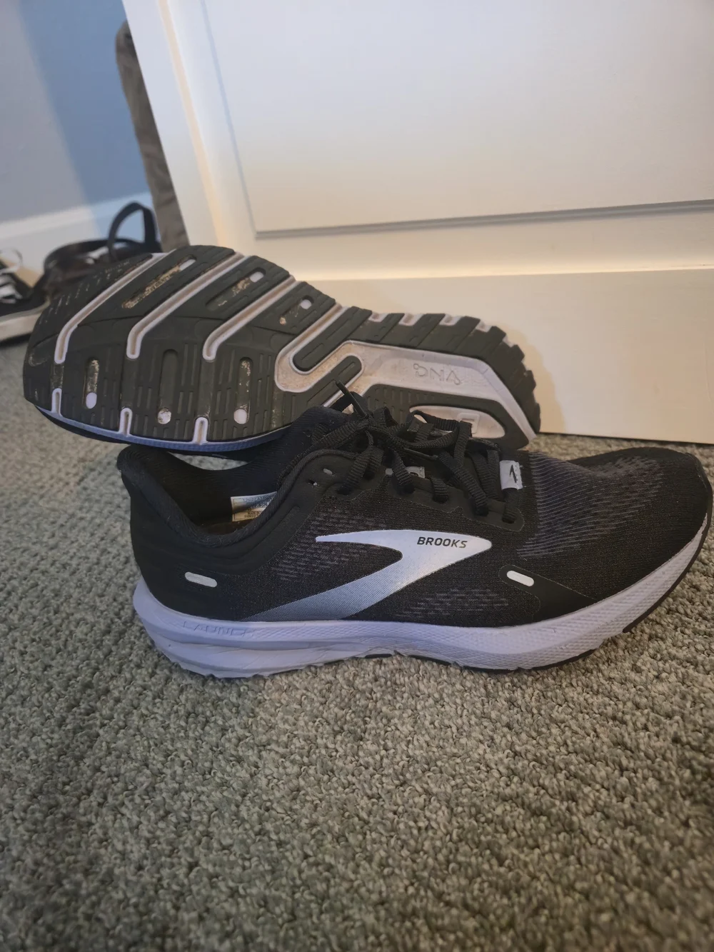 Brooks Women's Black and Purple Running Shoes